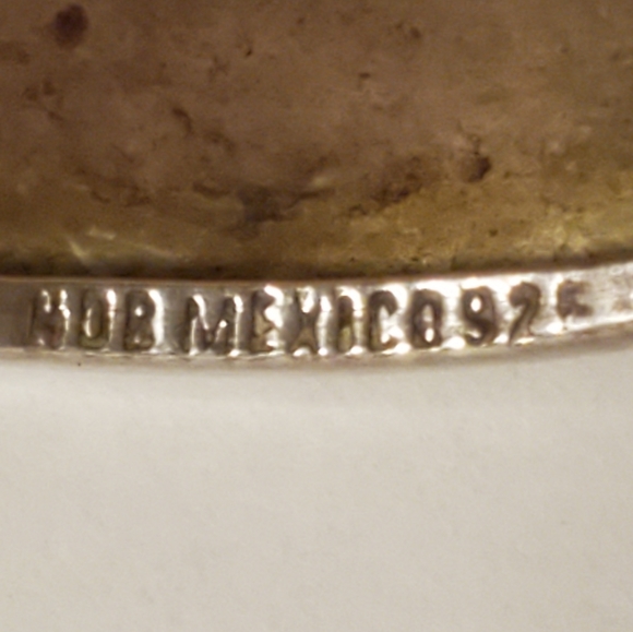 HOB Mexico 925 Large Concave Cuff Bracelet 31.3g - Picture 14 of 14
